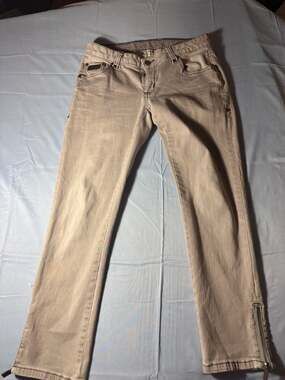 Grey Porsche Design Denim P'1903 184 Cropped Leg Jeans